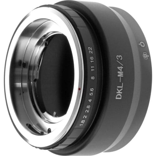 Fotga DKL-M4/3 Adapter Ring for Deckel Lens to Micro Four Third M4/3 Camera GH3/4/5 EM1/M/M10/EP5/EPL3/PL5/PL6/PL7