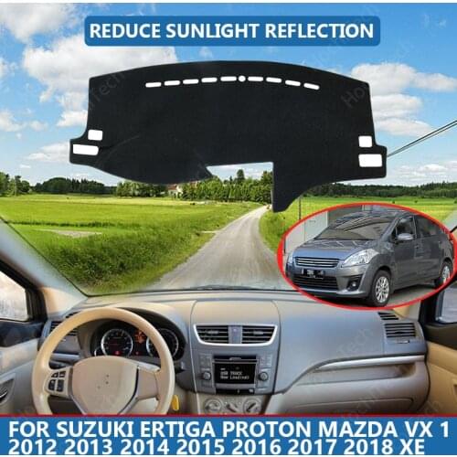 Car Inner Dashboard Cover Capet Cape for Suzuki Ertiga Proton Mazda VX 1 2012 2013 -2018 XE Dashmat Sunshade Pad Cover Dash Mat