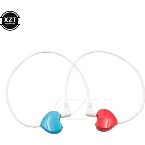 New One Point Two Lovers 3.5mm Headphone Splitter Extension Cable Adapter Audio Cable Music Sharing Earphone Audio Plug Line