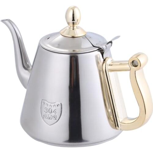 Flat Bottom Kung Fu Tea Infusion Of Tea Kettle Tea Set Electromagnetic Furnace Special-purpose Thickening Boil Water Kettle