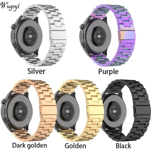 Suitable for Huawei watch 3 Stainless Steel Strap GT2 pro Porsche Metal Wathc3 pro Three Strain Strap