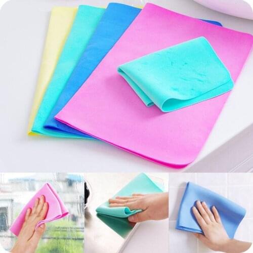Synthetic Chamois Leather Absorb Car Washing Wipe Towel Cloth Brand New Microfiber High Absorbent Wipes Magic Hair Dry Towel