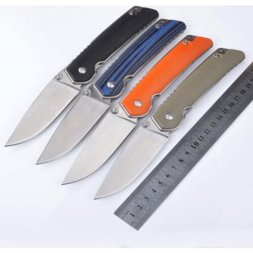 Brave Fighter 58-60HRC D2 blade G10 handle folding knife outdoor camping survival tool hunting tactical tool edc pocket knives