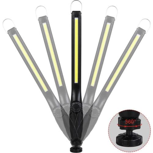 LED Work Light USB Rechargeable COB Work Light Portable Magnetic Cordless Inspection Light For Car Repair, Home Use, Workshop