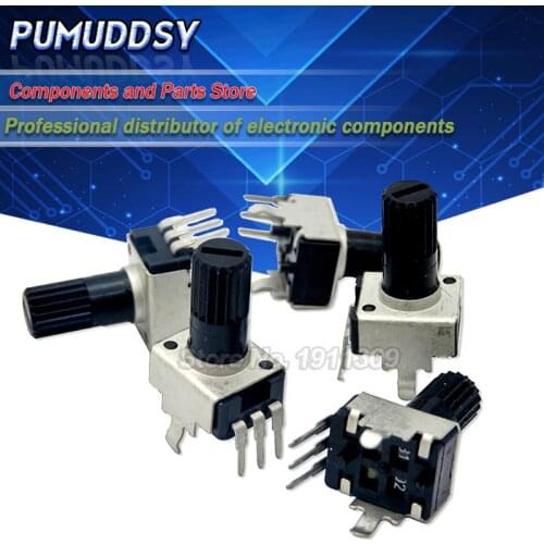 10PCS RV09 Vertical 12.5mm Shaft 1k 2k 5k 10k 20k 50k 100k 0932 Adjustable Resistor 9 Type 3pin Seal Potentiometer Pumuddsy