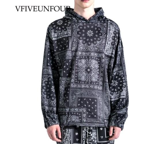 Vfiveunfour Men's Printed Hoodies