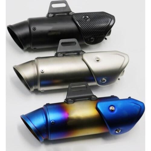 Motorcycle Exhaust Pipe Escape Moto Muffler Dirt Bike For MT09 R6 Z900 Ninja 400 Cafe Racer CB125R PCX125 Tmax 530 ER6N trk 502x