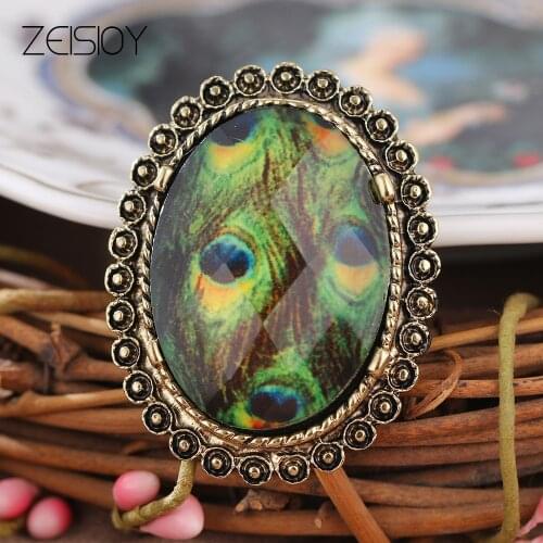 High Jewelry Mood Ring Color Change Emotion Mood Ring Changeable Belt Temperature Resin Ring JZ-089