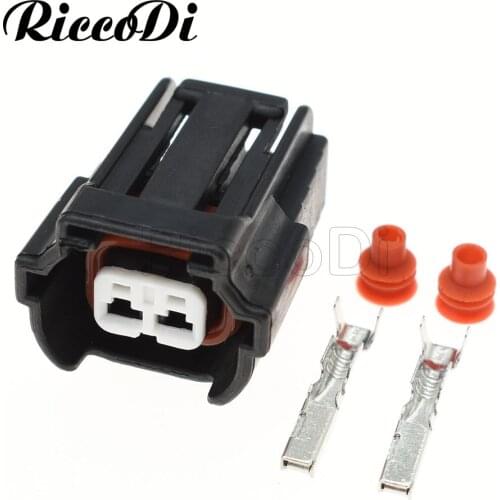 1-20 Sets 2 Pin Female Auto Waterproof Connector Fuel Injector Plug For VW Skoda A6 C5 06A973722 6189-0735 6189-0785