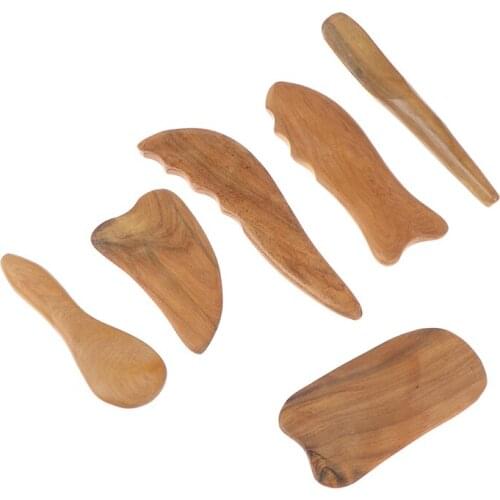 1Pcs sandalwood gua sha board health care massage scrape slimming massage tools