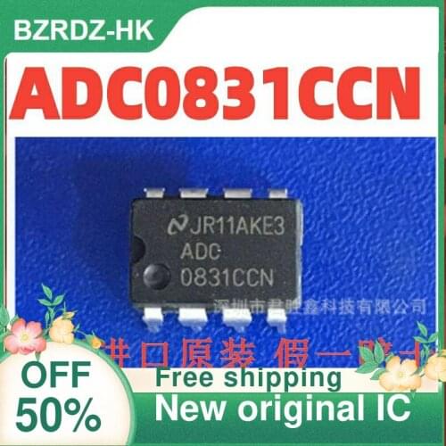 2-10PCS/lot ADC0831 ADC0831CCN DIP8 New original IC