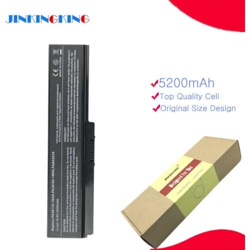 6 Cells PA3817U-1BAS PA3817U-1BRS Laptop Battery For Toshiba Satellite L755 L735-13W L755-S5253 L770D L775 L750D L740
