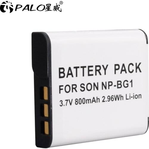 PALO NP-BG1 3.7V 800mAh 1 pcs li-ion camera battery high-capacity for SONY DSC-N1/2 DSC-W DSC-H3/7/9/10/20/50/70 T20/100 WX10