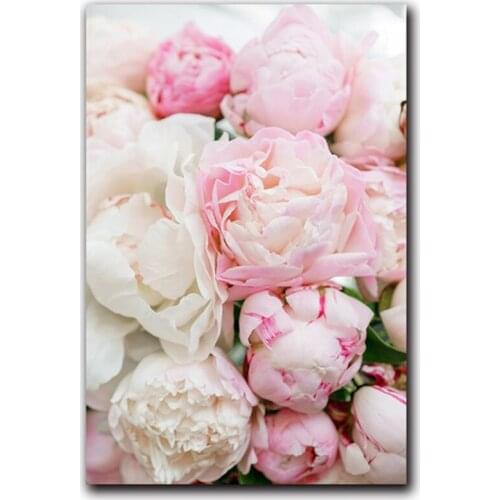 Pink peony flower DIY Diamond painting,Cross Stitch,mosaic Diamond picture Full Square/round 5d diamond Embroidery sale, BY722