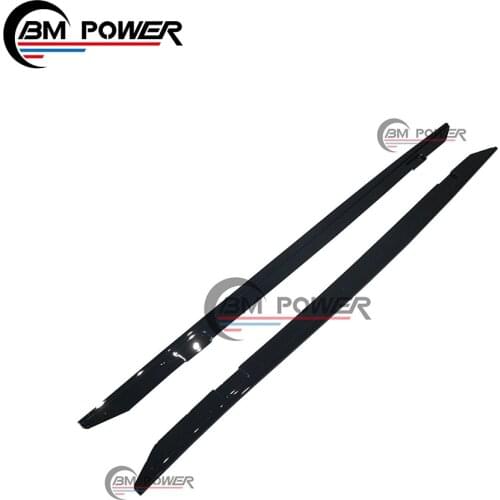 High quality gloss black matt water print side skirt fit for pp material 2 series 228i 220i F22 MP side skirt