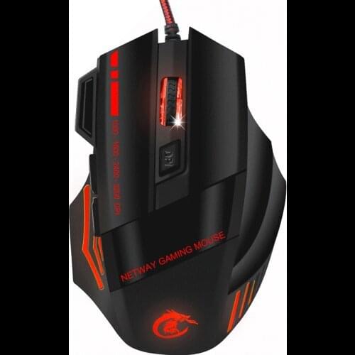 Colorful luminous gaming mouse optical wired mouse computer peripheral mouse 5500dpi five-speed adjustment mouse