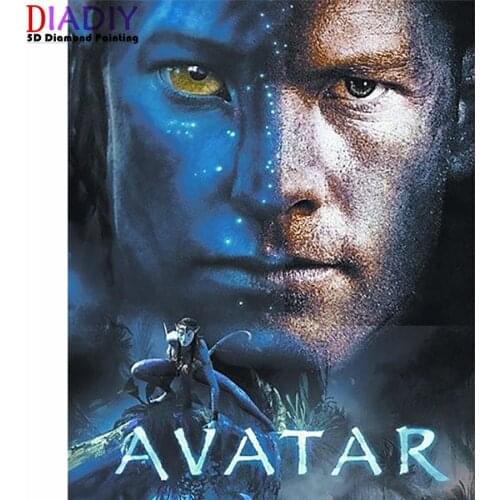 5D Diy "Movie "Avatar Pandora"" Pictures Diamond Painting Cross Stitch full Square Round Diamond Embroidery Mosaic Paint Decor