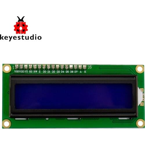 Keyestudio EASY plug RJ11 I2C 1602 LCD Module-180 Degree Interface for Arduino STEM