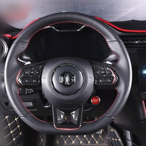 3M double sided adhesive tape simple installation For MG 5 MG5 2020 2021 Steering Wheel Trim Covers Car Accessories