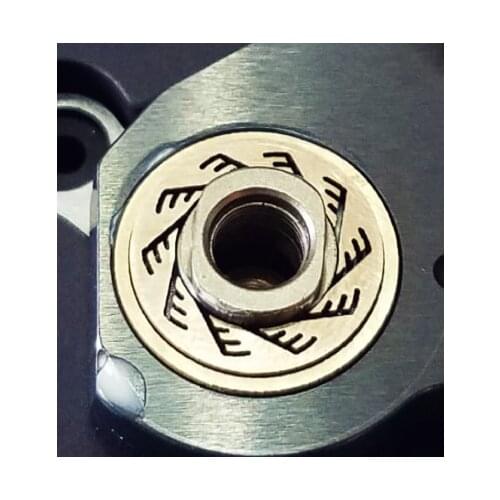 2pieces Brass Washers for Butterfly 710 Gasket Storage Oil Brass Washer CQC 550 551 552 Folding Knife Accessories Tools