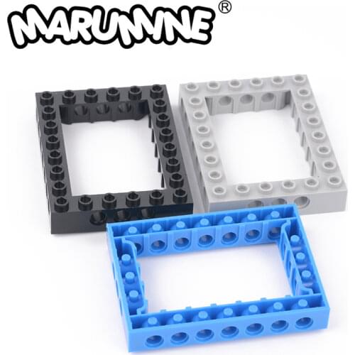 Marumine 32532 Technic Bricks 6x8 with Holes Compatible Decool MOC Building Blocks Robot Classic Educational Toys For Children