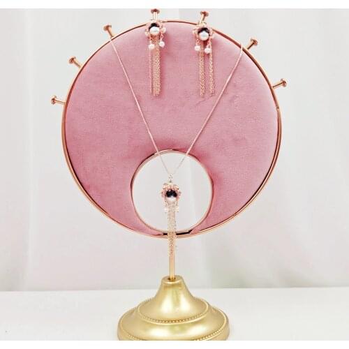 Multi-Functional Jewelry Display for Hanging Earrings Necklace Pendant Stand Holder Can Be Used As Decor
