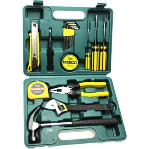 16 pieces of household combination tool manual electric tool kit car repair wholesale hardware tool set,Vehicle maintenance tool