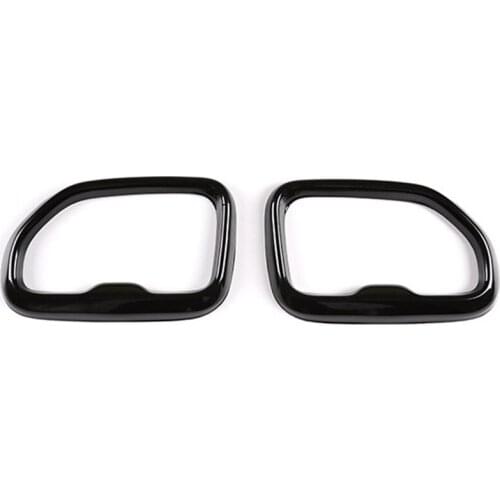 Car Tail Throat Exhaust Pipe Trim Cover for-BMW X3 G01 2018-2020 Exterior Accessories