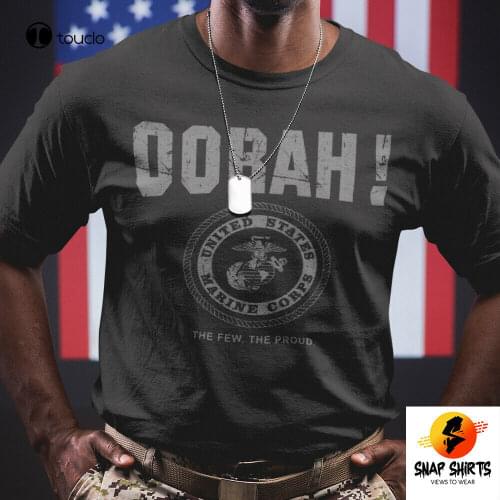 Oorah! Us Marines Battle Cry And Motto The Few The Proud T-Shirt 3 Colors
