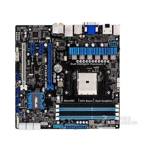 Original Motherboard for ASUS F2A85-M PRO DDR3 Socket FM2 USB2.0 USB3.0 64GB DVI HDMI VGA A85X Desktop motherborad Free shipping