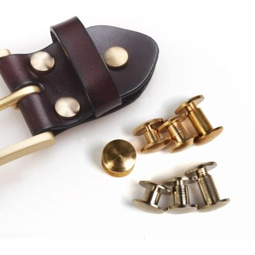 QiARSOYOO Leather Buttons