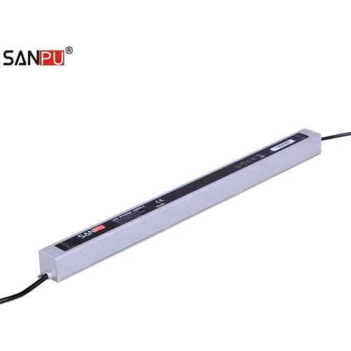 SANPU SMPS 12V 24W Driver LED 2A Slim Plastic IP44 Constant Voltage Single Output AC-DC Transformer Switch Power Supply for LEDs