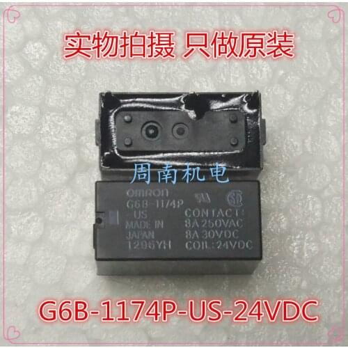 5Pcs/Lot Relay G6B-1174P-Us-24Vdc 24V 8A 4Pin New And Original