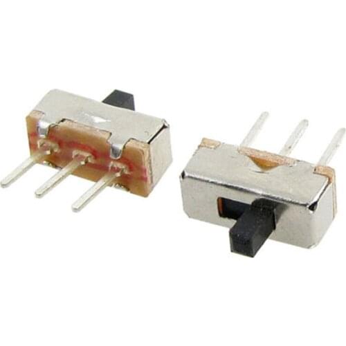 50PCs SS12D00G3 Toggle Switch 2 Position SPDT 1P2T 3Pin PCB Panel Mini Vertical Toggle Switches For DIY Electronic Accessories