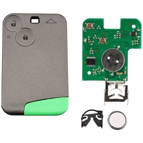 Kgreat 2 button remote key card 433mhz with PCF7926 chip 7926 for renault laguna Laguna &Velsatis & Espace