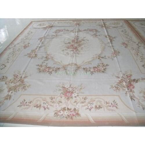 Area rug for living room large rugs and carpets for home living room 396CMX457CM 12 'X 15' gc1aub138 blue aubusson rug