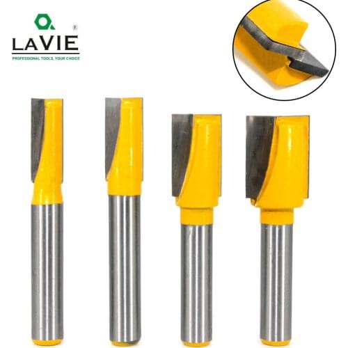 LAVIE 1 pc 8mm Shank Bottom Wood Cleaning Bit Straight Router Bit Clean Milling Cutter Woodworking Bits Power Machine MC02032