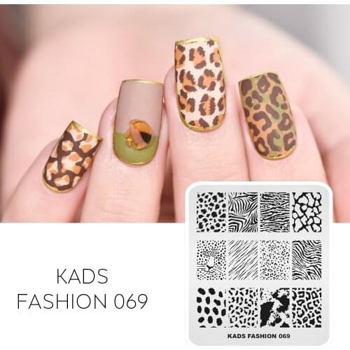 AriesLibra 69 Designs Fashion Nail Art Stamp Stamping Plates Template Leopard print Image Manicure Plate Nail Art Stencil Tool