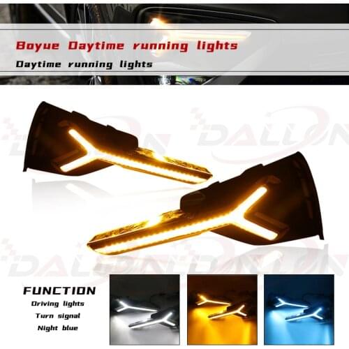 Car Rear Trunk Door Modified LED Daylight Taillight For Geely Atlas Boyue NL3 SUV Proton X70 Emgrand X7 Sports 2016-2021