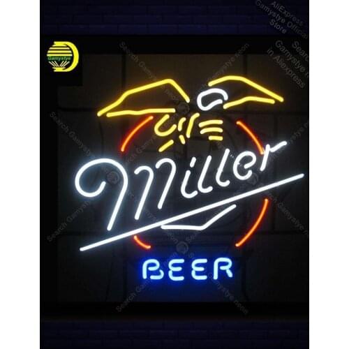 Neon Sign for miller Neon Bulbs Beer Acade decor Love Display Bar Express Neon Light Signs for Store Neon Beer Signs Attract