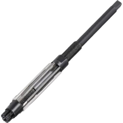 Adjustable Hand Reamer High Speed Steel H8 6 Straight Flutes Milling Cutter Tool
