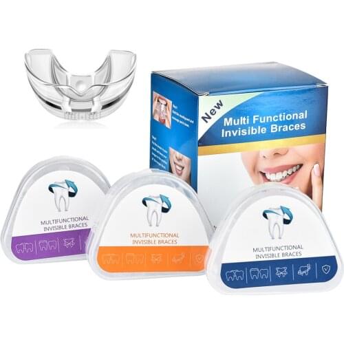 Dental Appnliace Tooth Orthodontic Braces Trainer Dental Braces Teeth Trainer Alignment Braces Mouthpiece Adults Tooth Tray