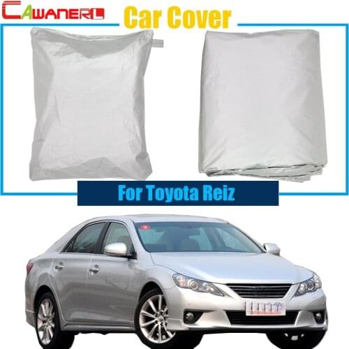 Cawanerl Outdoor Car Cover Sun Snow Rain Resistant Protector Cover UV Anti For Toyota Reiz