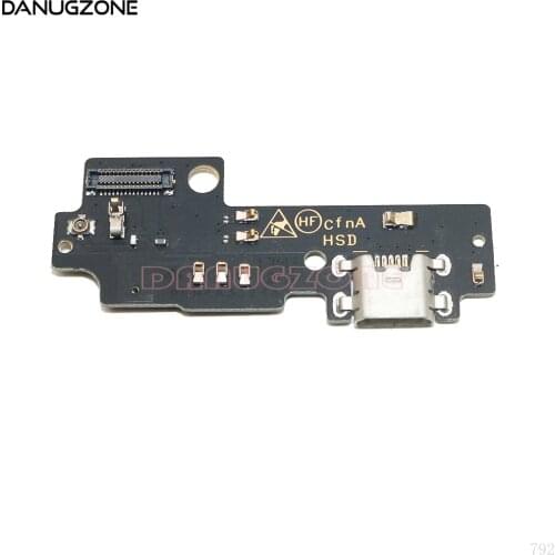 USB Charging Port Dock Plug Socket Jack Connector Charge Board Flex Cable With Microphone For ZTE Balde A2S BV0721 NX508j NX513j