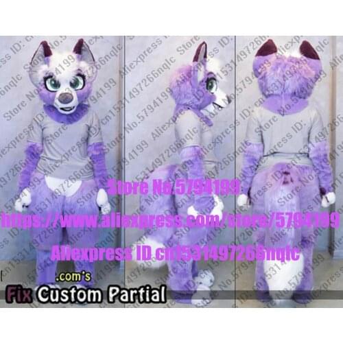 Customized Available REAL PHOTO CAT full sets husky dog Suit fursuit BJ0046 Costume fox Party Fancy Dress Carnival Gift