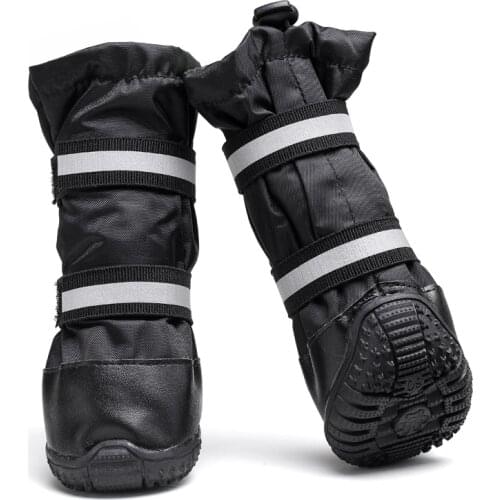 Waterproof Medium Large Dogs Shoes High-top Outdoor Dog Boots Anti-slip Pet Dog Rain Shoes for Golden Retriever