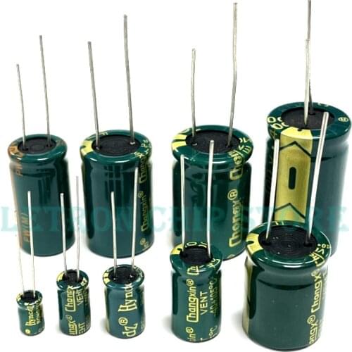 High Frequency Low ESR Aluminum Electrolytic Capacitor 100V 10UF 47UF 68UF 100UF 150UF 220UF 330UF 470UF 680UF 1000UF 2200UF