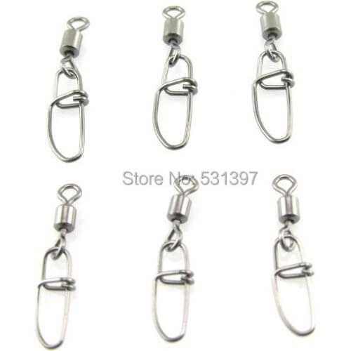 Top quality 7# Rolling swivel with insurance snap