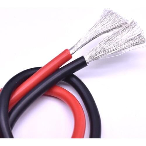 10M Super Flexible High Temperature Silicone Wires Cables 12 14 16 18 20 22 AWG For RC Soldering
