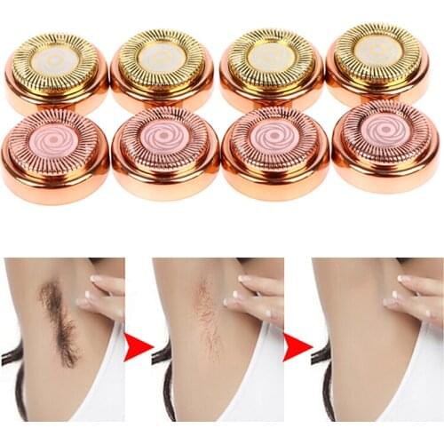4Pcs/set Hair Removal Blade for Womens Painless Epilator Facial Hair Remover Replacement Heads